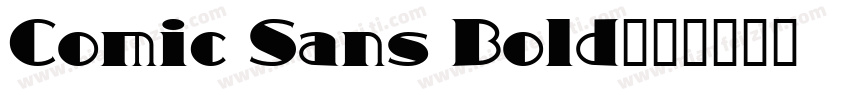 Comic Sans Bold字体转换